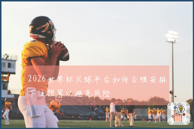 2026世界杯买球平台如何合理安排下注预算以避免风险